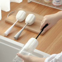 Long handle Cup brush thermos cup sponge cleaning Cup brush bottle cleaning brush glass kitchen tea cleaning brush