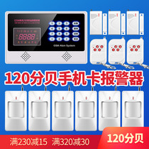 Smart GSM mobile phone card wireless infrared alarm shop home anti-theft alarm home security system