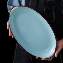 Day Style Ceramic Dishes suit Home Big fish dishes Dish Trays Creative Acid Fish Dish Lovers Personality Bowl tray Composition