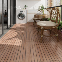 Wood grain tile antique brick 600x600 guest restaurant bedroom corridor floor tile balcony non-slip wear-resistant floor tiles