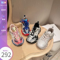 Spot shoes women small feet thick bottom father shoes women summer 2021 New Super Fire ins tide breathable thin women shoes