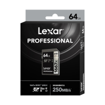 Recosha Lexar1667X 64G pro high speed SD card U3 V60 read 250m S write 120m