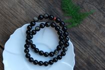 Zucai to clear negative energy natural crystal golden sand obsidian 8mm golden eye double ring hand string