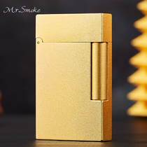 Mr. Yan Lang voice lighter inflatable pure copper frosted sideslip lighter creative custom personalized lettering tide send boyfriend