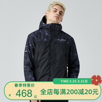 Discovery Outdoor Autumn Winter New Mens Splash Water Thickened Sleeve Suede Three-in-one Submachine Clothes 100 Hitch Coat