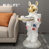 Astronaut Pendulum Large Landing Living Room Softboat Table Table Cable Light Luxury Decorations