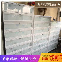 Outdoor waterproof sunscreen aluminum alloy shoe cabinet simple stainless steel shoe cabinet rack balcony outdoor large capacity household shoe cabinet