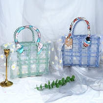 Wedding Companion Bridesmaids with Wind High-end Air Courtesy Box Woven Basket Ritual Sensation Gift packaging Handbasket