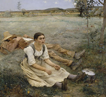 K506 (France) Lepéch (Jules Bastien-Lepage) painting material electronic Gallery