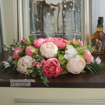 Simulation conference room table flower front desk living room home decoration business speech long-shaped rostrum Reception desk