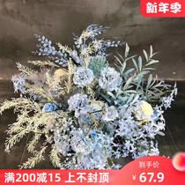 New wedding potted flower road guide flower Roman column road flower stage welcome arrangement flower No. 1 grass potted flower