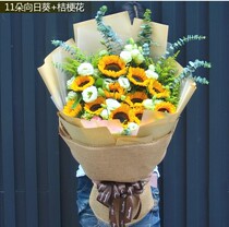 Sunflower Guangdong Zhuhai City Xiangzhou Fighting Gate Golden Bay Golden Tang South Bay Area Tongcheng Fresh flower shop Express delivery to the door