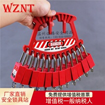 Bedie portable padlock padlock rack with accessories combination lock station contains 12 padlock portable plastic frame