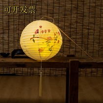 Luminous led Paper Lantern ornaments portable lantern Hanfu Chinese antique Chinese style chandelier lampshade scene layout