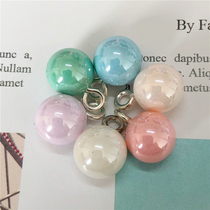 Round Imitation Shell Pearl Button Highlight Color Button Womens Shirt Shirt Silk Decorative Button DIY Handmade Button