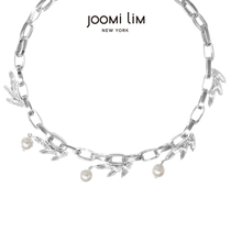 JOOMi LiM building honey choker rock shaped crystal pearl pendant necklace ins tide niche design sense