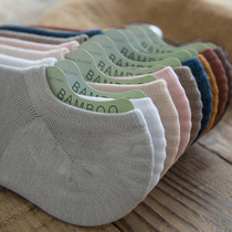 White Bamboo Fiber Socks children Deodorant ~ Soft ~ Mesh Breathable Boat Socks Woman Summer Thin pink socks