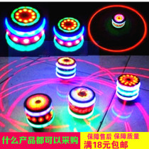 Yiwu childrens toys wholesale electric luminous imitation wood gyro belt Music Night Market Square stall supply hot sale