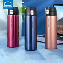 Le buckle flagship store thermos cup student Cup simple Lady portable cup male stainless steel female Cup