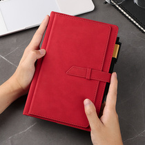 Qindeli Notepad Color Small Clear Book Office Business A5 Notebook Double Cover Diary College Student Record Book Korean Notepad Enterprise Custom LOGO Book