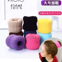 Yamengti no seam large Hairband large hair rope plate hair wide head rope adult children thick and wide high stretch tie