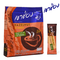 Thailand imported Gao Chong three-in-one instant coffee powder hazelnut flavor 270g bag solid drinking (2 packs)