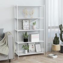 Minimalist Modern Iron Art Shelf Nordic Bedrooms Multilayer Separator Containing Show Shelf Floor Leaning Against Wall Living Room Bookshelves