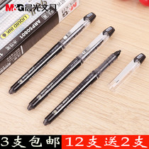  Chenguang stationery 0 5mm full needle tube Ruilang straight liquid water-based signature pen Gel pen ARP50801 carbon black