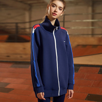 GYMNA college style sports jacket thick yoga suit running fitness sports long-sleeved female thin quick-drying