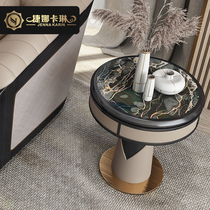 Light extravagant sofa rock plate small side a few SOLID WOOD LIVING ROOM SMALL TEA TABLE MINIMA LUXURIOUS ROUND A FEW MARBLE CORNERS A FEW