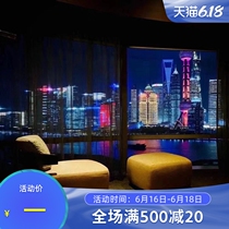 Shanghai Bund Maoyue Hotel offers to order magnificent Bund Lujiazui Riverview lights on both sides of the river