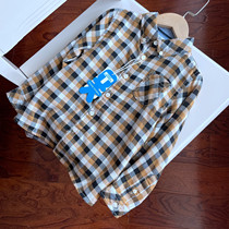 Spring and Autumn Boys Shirt Cotton Gauze Top Double Shirt Shirt-3 17