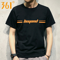 361 Sports Quick Dry Short Sleeve Men 2021 Summer Leisure Sports Top Lightweight Loose Loose Running Round Neck T-Shirt Men