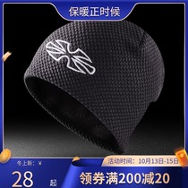 Autumn and winter outdoor sports hats fleece men and women running warm knitted hat ski padded casual wool hat