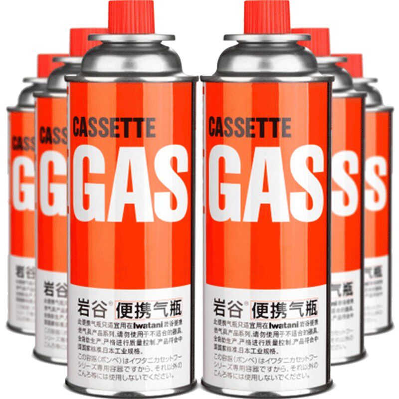 Rock Valley portable gas cylinder cassette gas liquefied butane gas tank field barbecue gas cylinder 250 grams