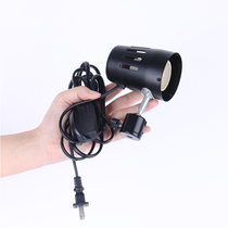 Live bracket fill light accessories E27 spiral lamp holder with switch 270 ° rotating lamp holder