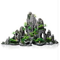 Practical glass tank water goldfish tank fish pond ornaments rockery fish tank waterscape ornaments combination plant pool process