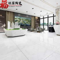 Foshan ceramic tile snow white living room bedroom floor tile marble 800x800 indoor full cast glaze floor tiles