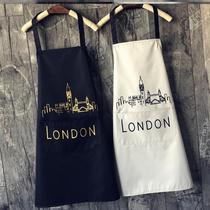 Barber shop anti-oil apron Japanese work clothes hot dyed apron male and female hair hair stylist bib Korea