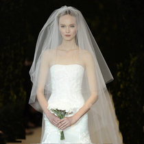 New 3-meter double-layer hair comb veil Bridal wedding tail veil Photo studio photo accessories headdress 