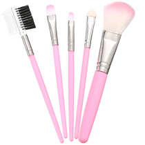 Simple 5 makeup brush set beginner portable makeup tool foundation brush eye shadow brush eyebrow brush nose brush