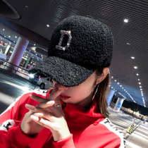 Cap Children Spring Autumn Winter Korean Version Duck Tongue Cap Suede Drilling Tide People Casual 2021 New Internet Red Fashion Warm Stick Ball Cap