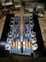 Hot recommended KSA50 pure class A power amplifier board hifi power amplifier board with speaker protection optional gold seal plastic tube