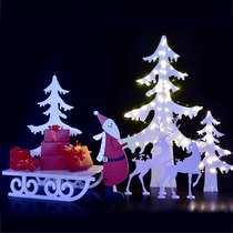 Christmas beauty Chen decoration Shopping mall large decoration Christmas shop decoration scene combination Christmas decorations