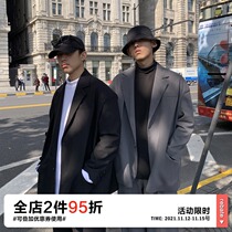 OFFBORD Ruffian loose version suit suit men spring and autumn 2021 New ins trend solid color suit two-piece suit