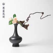 One flower a day ceramic Zen flower utensils Japanese style Chinese style Chinese style decoration living room flower arrangement vase