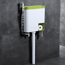 Gobiges multi-function flush tank toilet squatting Wall water tank household squatting pit wall-mounted water tank