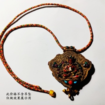 Buddhist jewelry ethnic style Jokhang Temple colorful knot transfer pendant Jade lanyard multi-circle handlestring couple