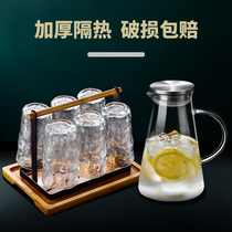Hammer water Cup household set tea cup kettle glass glass 2020 New Tide light luxury hospitality living room