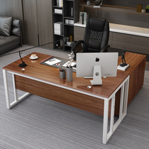 Office desk and chair combination Simple modern atmosphere Class desk Manager President supervisor desk Office single boss desk